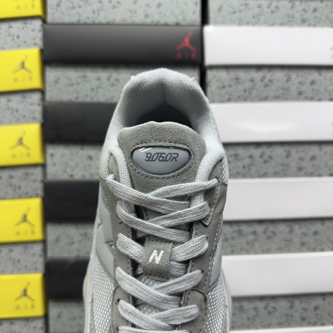 New Balance 9060 Pearl Grey Linen - Image 6