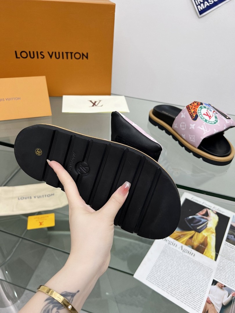 Louis Vuitton Velcro Slippers - Image 4