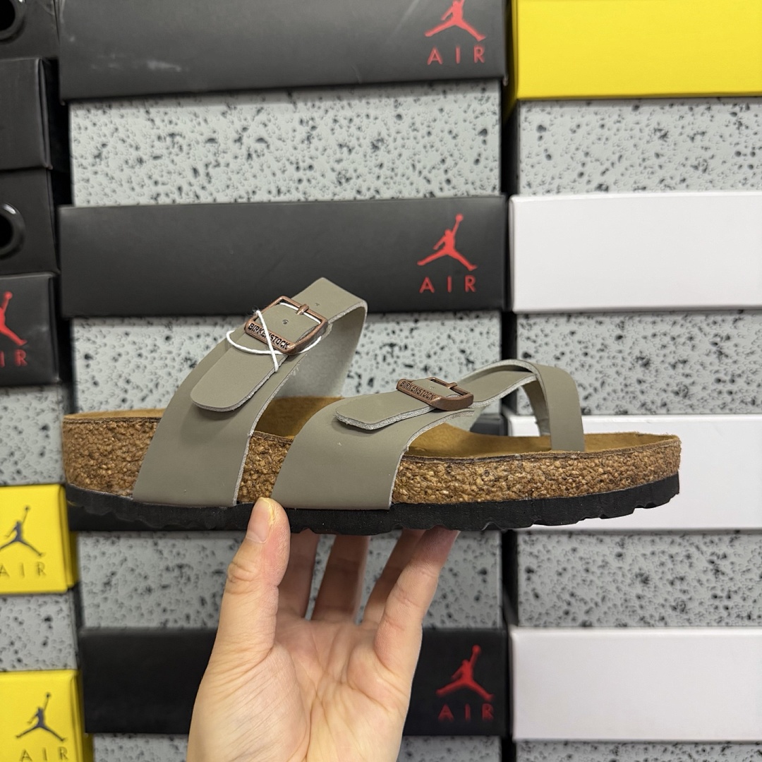 Birkenstock Birken Arizona Birkibuc Double Buckle Flip Flops - Image 9