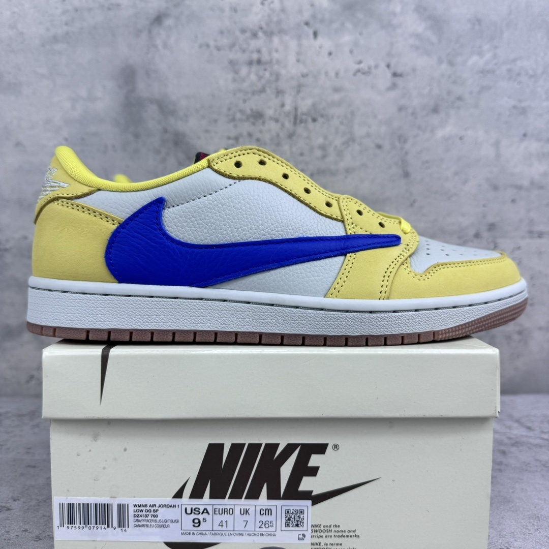 Chanel Jordan 1 Retro Low OG SP Travis Scott Canary (Women's) - Image 10