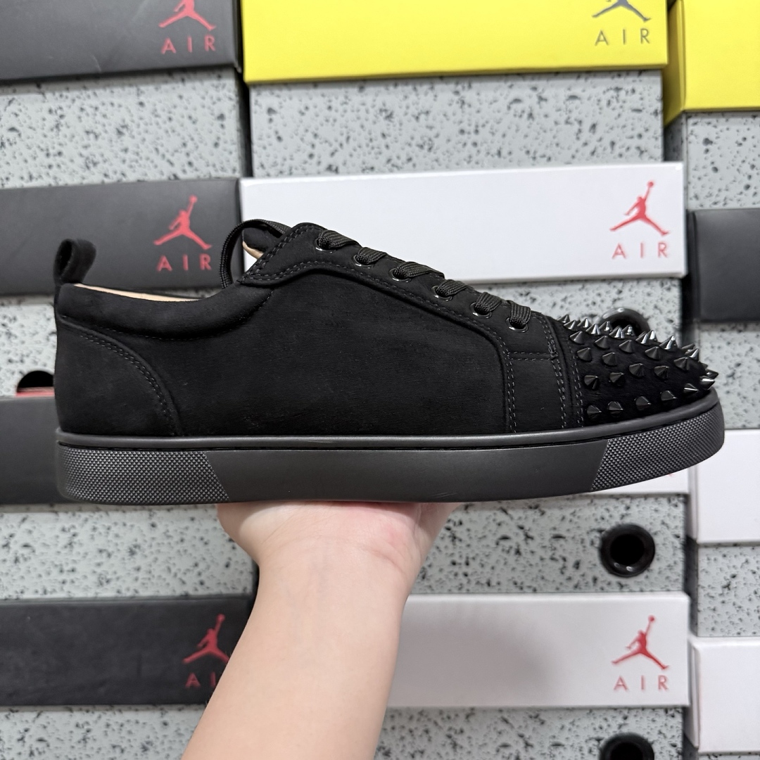 Christian Louboutin CL 1130575CM53 Black Velvet Top - Image 8