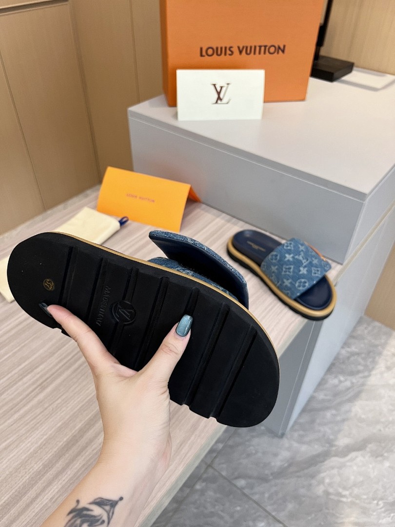 Louis Vuitton Velcro Slippers - Image 7