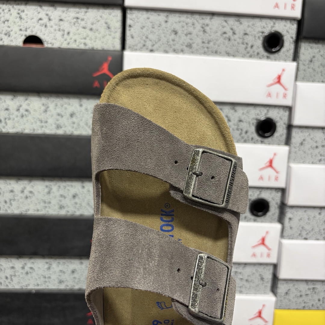 Birkenstock Birken Arizona Birkibuc 1025422 (Dark Grey) - Image 5