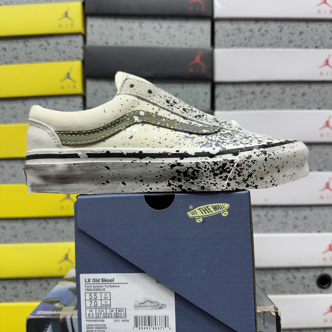 Vans Premium Old Skool 36 Paint Splatter Turtledove V