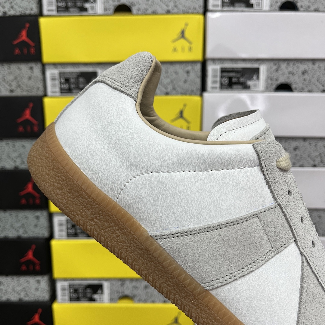 On Running Maison Margiela Replica German Army Trainer GAT LJ : White Grey 1163/1 - Image 9