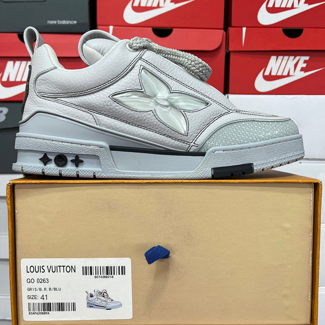 Louis Vuitton LV Skate Sneaker Grey SK - Image 17