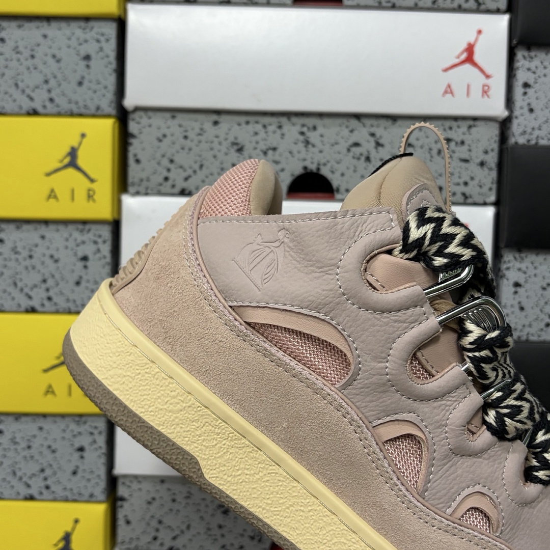 Lanvin Leather Curb Nude Pink Gum Sole DRAG‑A20 - Image 9