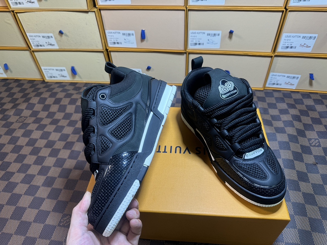 Louis Vuitton LV SkateBlack Sports Shoes - Image 5