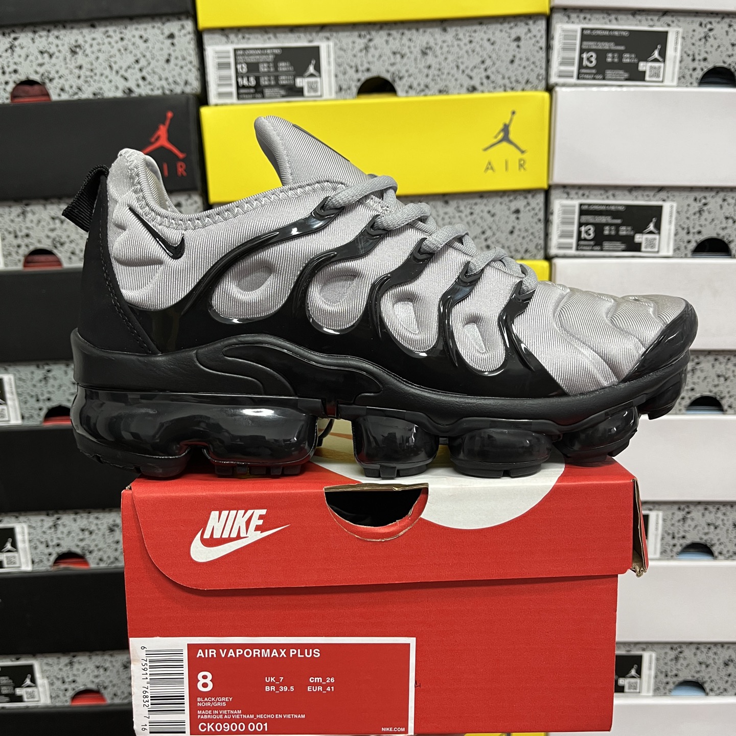 Nike Air Vapormax Plus Cool (Grey Black) - Image 10