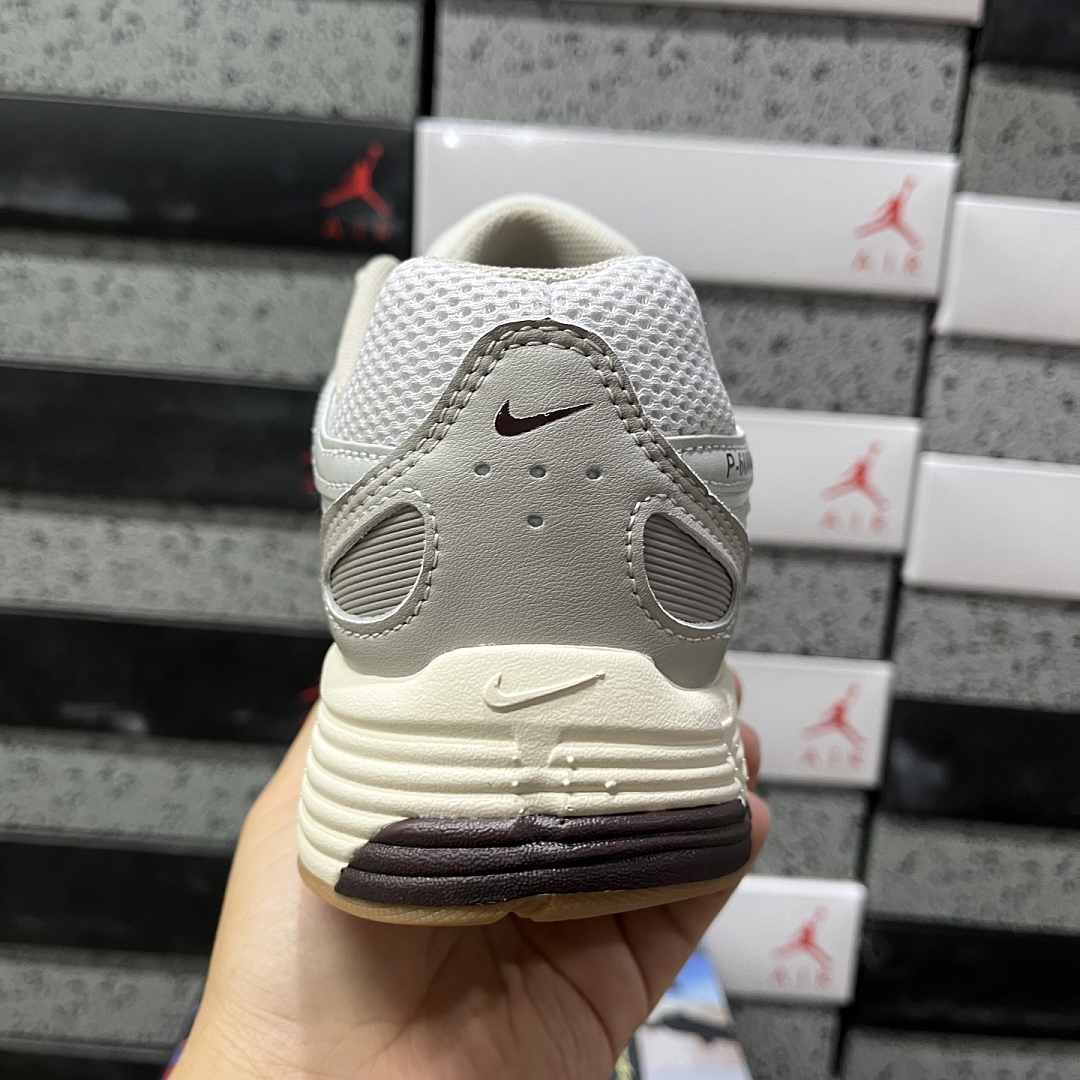 Nike P-6000 College Grey Burgundy Crush - Image 3
