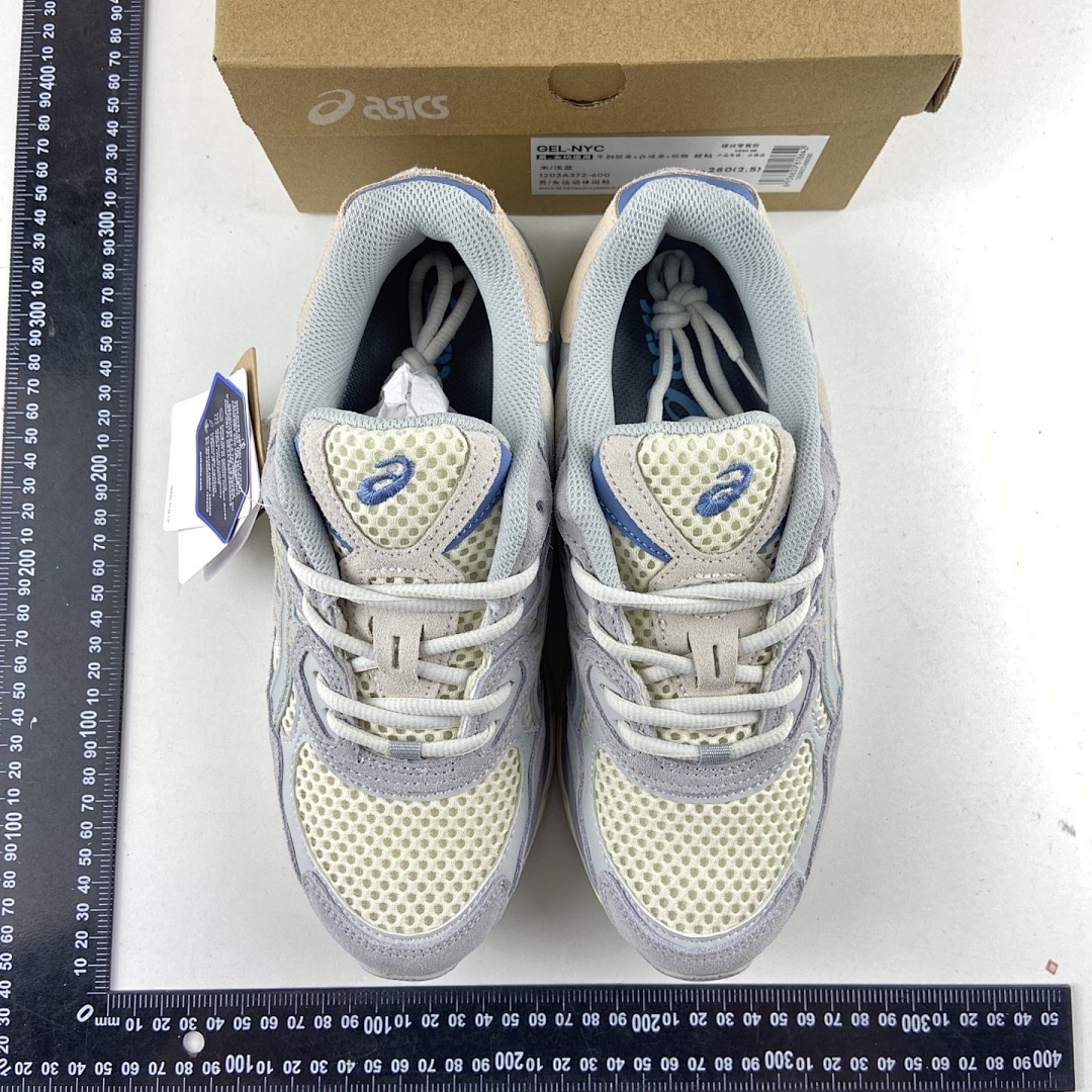 ASICS Gel-NYC Ivory Mid Grey NYC (Cream Light Blue) - Image 8