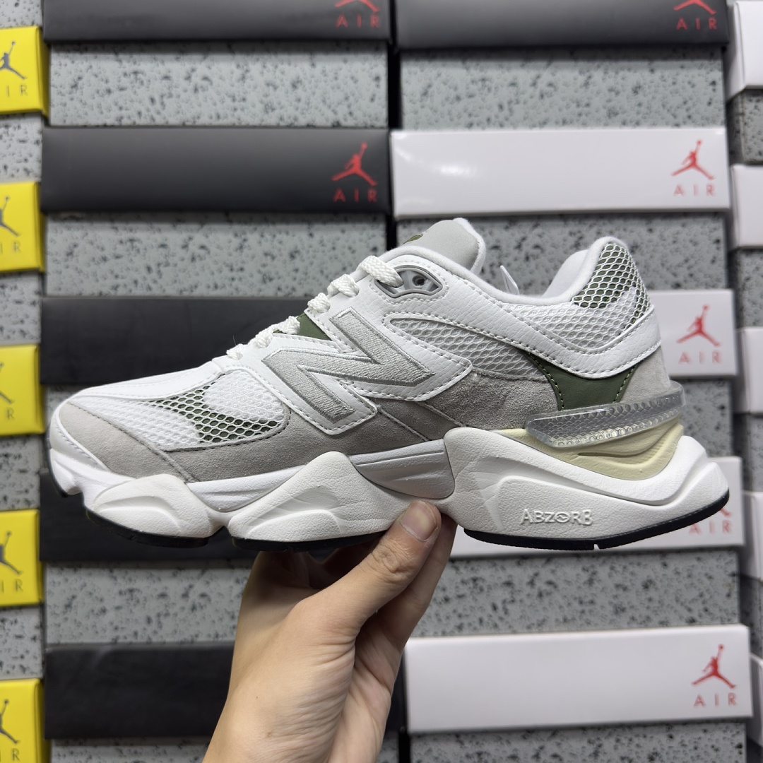 New Balance 9060 White Apollo (Gold) - Image 9