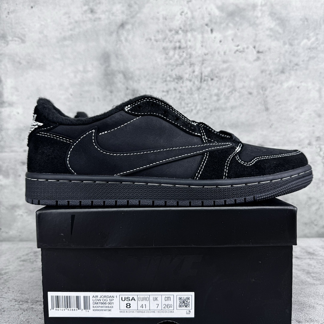 Chanel Jordan 1 Retro Low OG SP Travis Scott Black Phantom