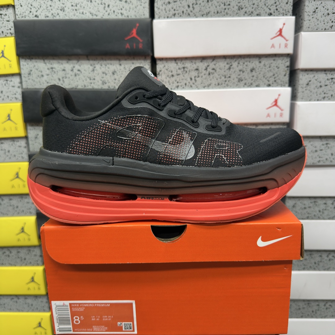 Nike Vomero Premium Black Bright Crimson