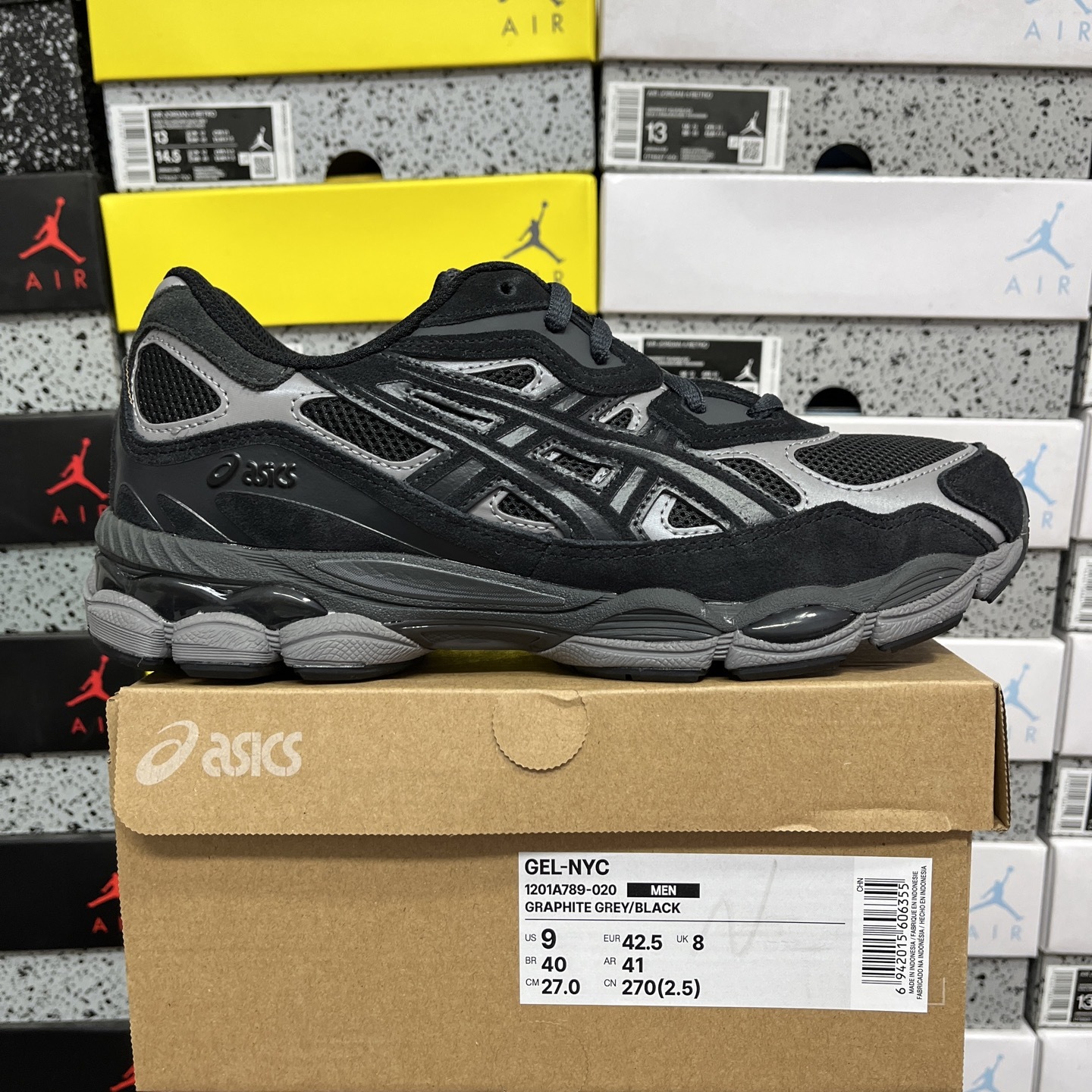 ASICS Gel-NYC Graphite (Grey Black) - Image 11