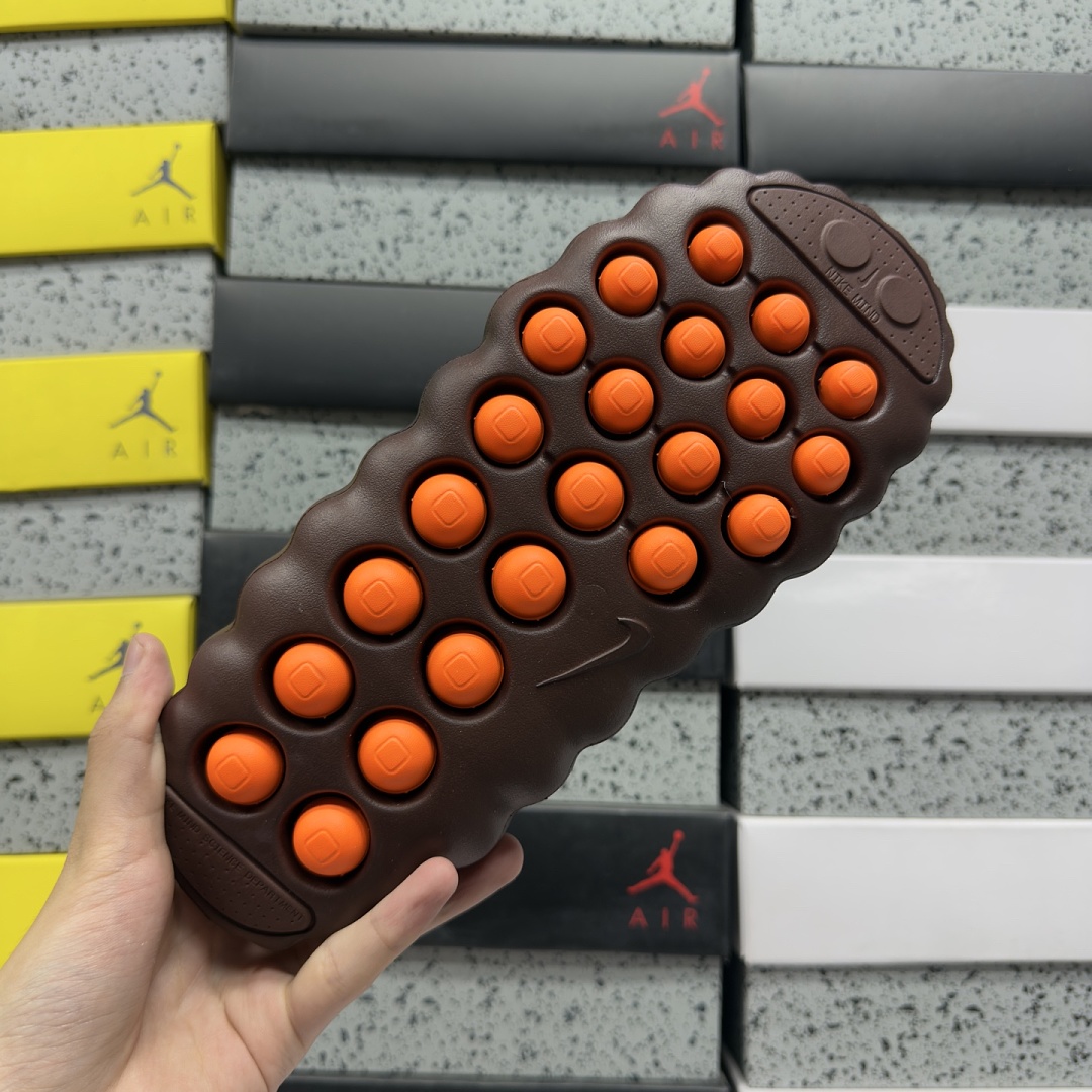 Nike Mind 001 Flyknit Slide Bronze Eclipse Total (Orange) - Image 8