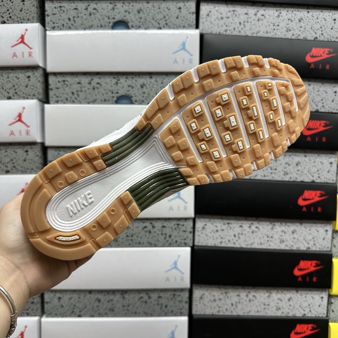 Nike P-6000 Light Bone Medium Olive Gum - Image 8