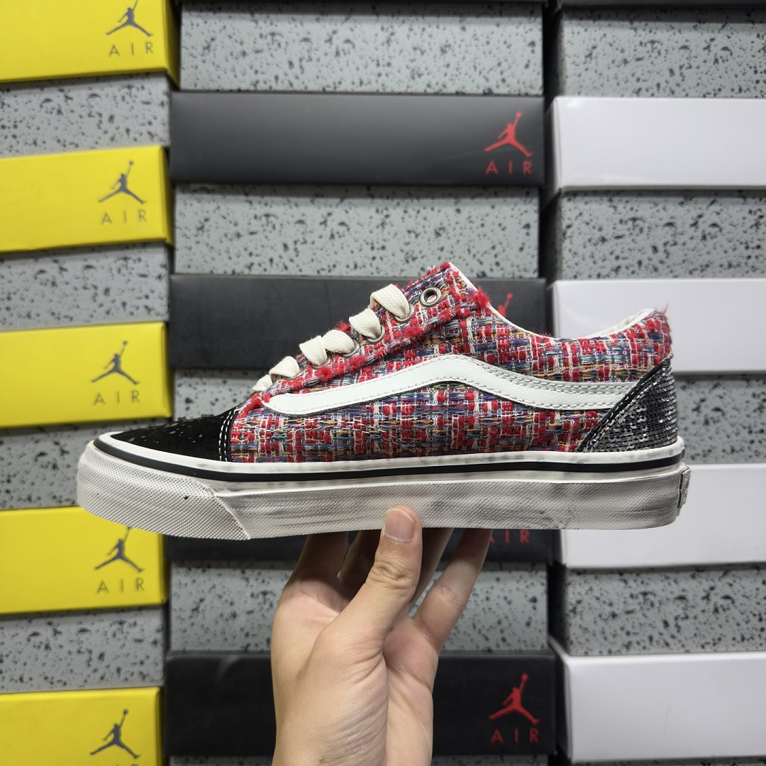 Vans Premium Old Skool Charms Red Black V - Image 5