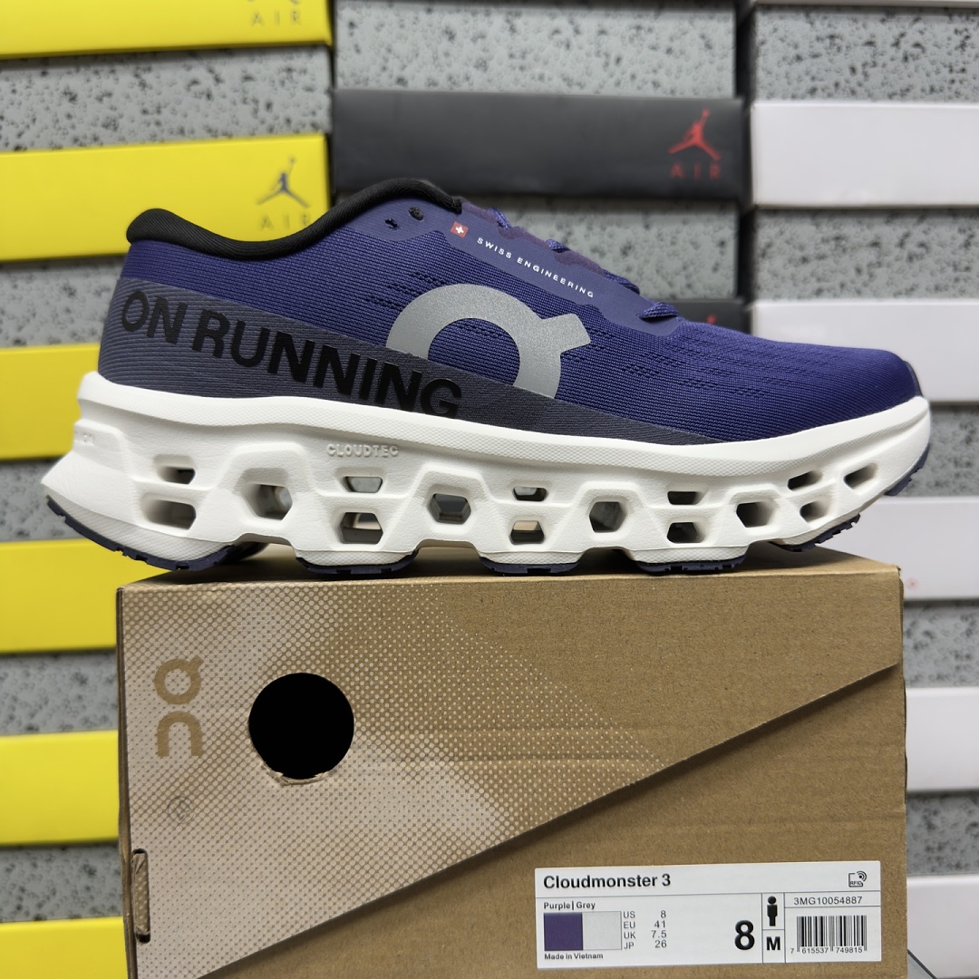 On Running Running Cloudmonster 3 Twilight (White)