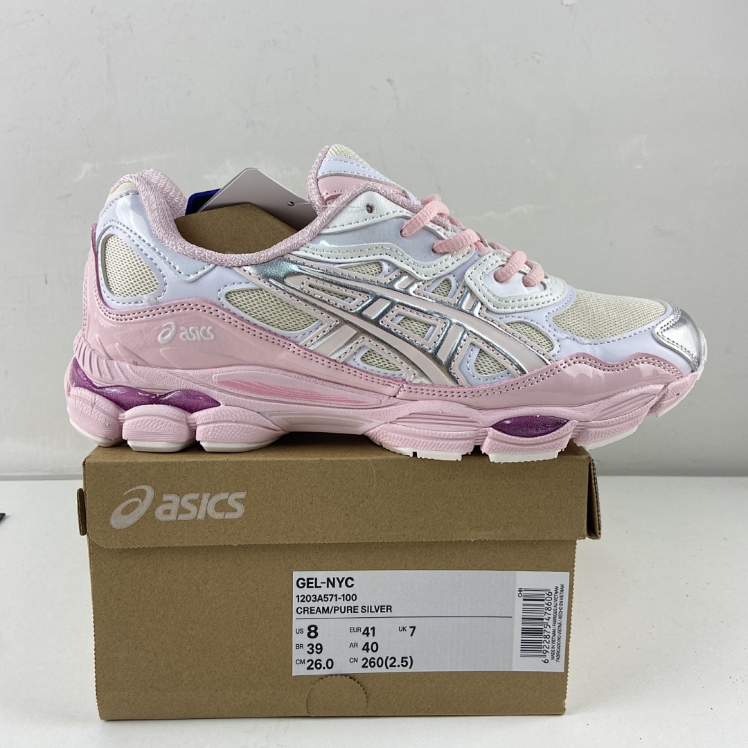 ASICS Gel-NYC Kicki Yang Zhang Pink Cream Pure Silver NYC