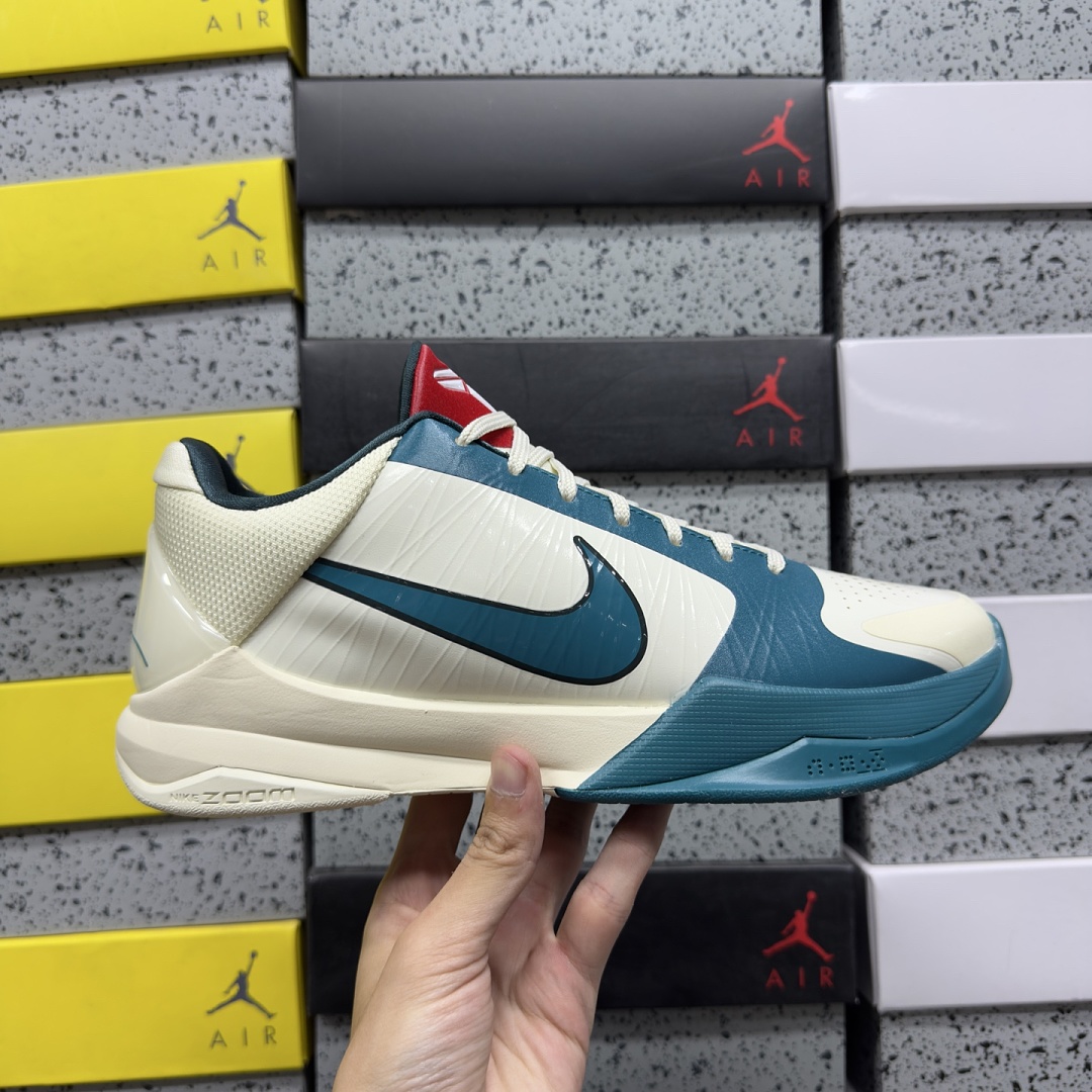 Nike Kobe 5 Protro Caitlin Clark Coconut Milk Spruce - Image 2