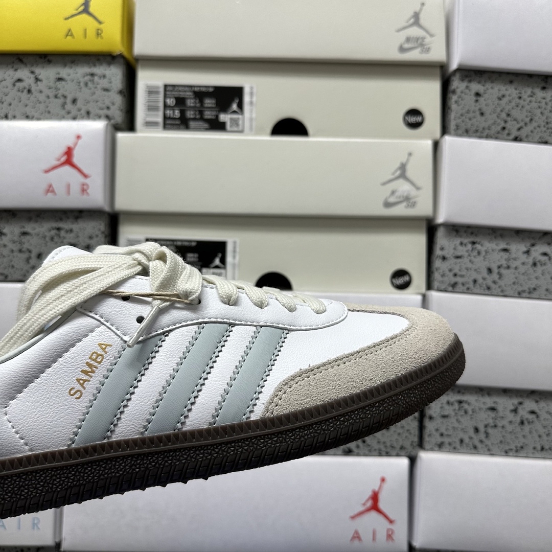 Adidas Samba OG White Halo Blue ID2055 - Image 6