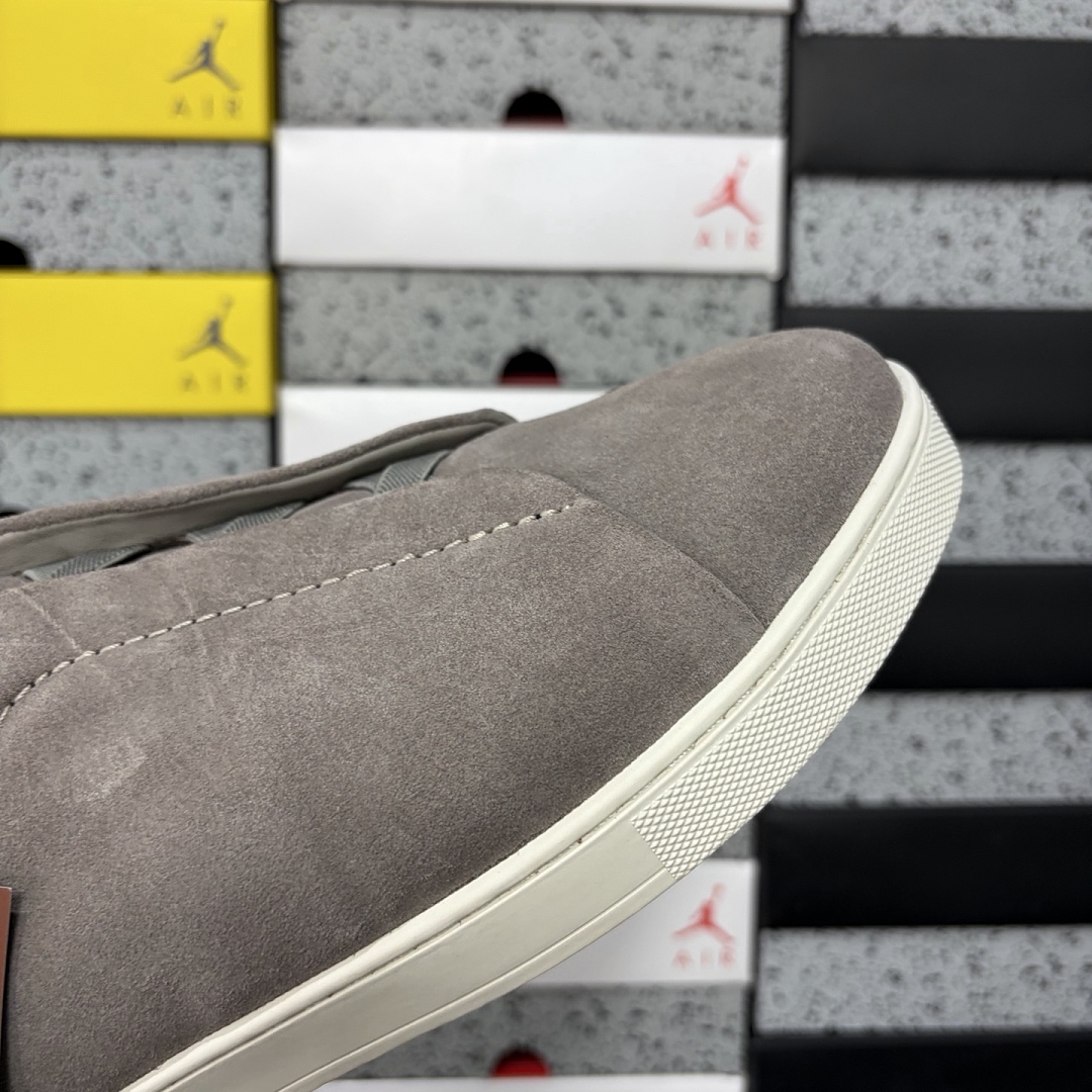 Zegna Deerskin Triple Stitch (White Grey) - Image 7