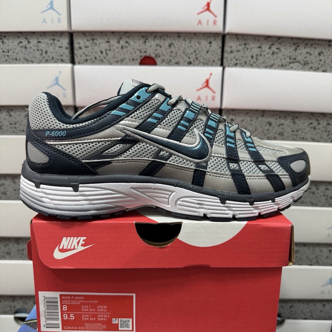 Nike P-6000 Armory Navy Flat (Silver)