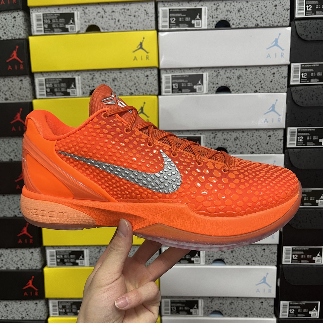Nike Kobe 6 Protro Total Orange ZK6 - Image 8