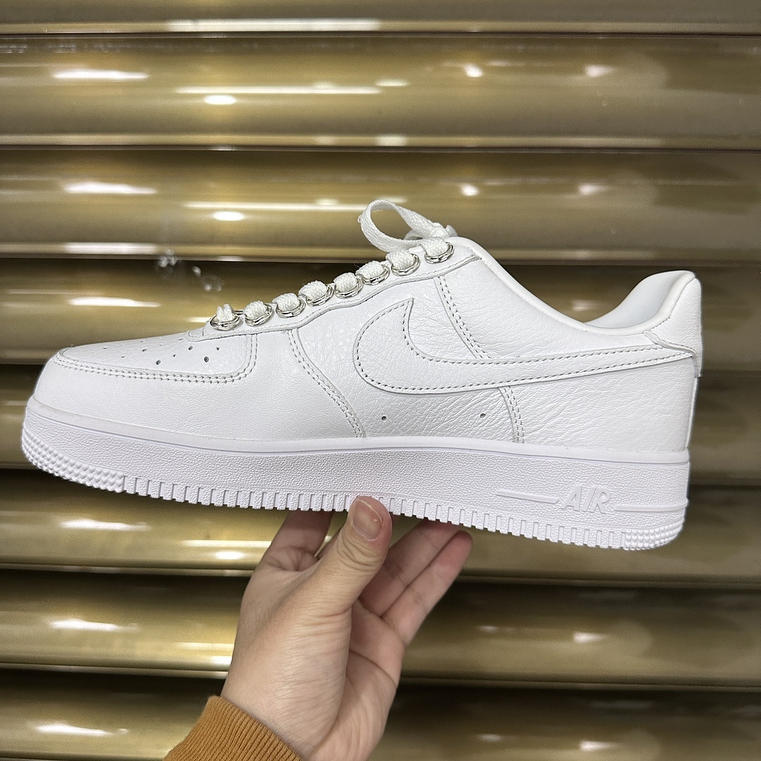 Nike Air Force 1 Low SP Drake NOCTA X Chrome Hearts (White) - Image 11
