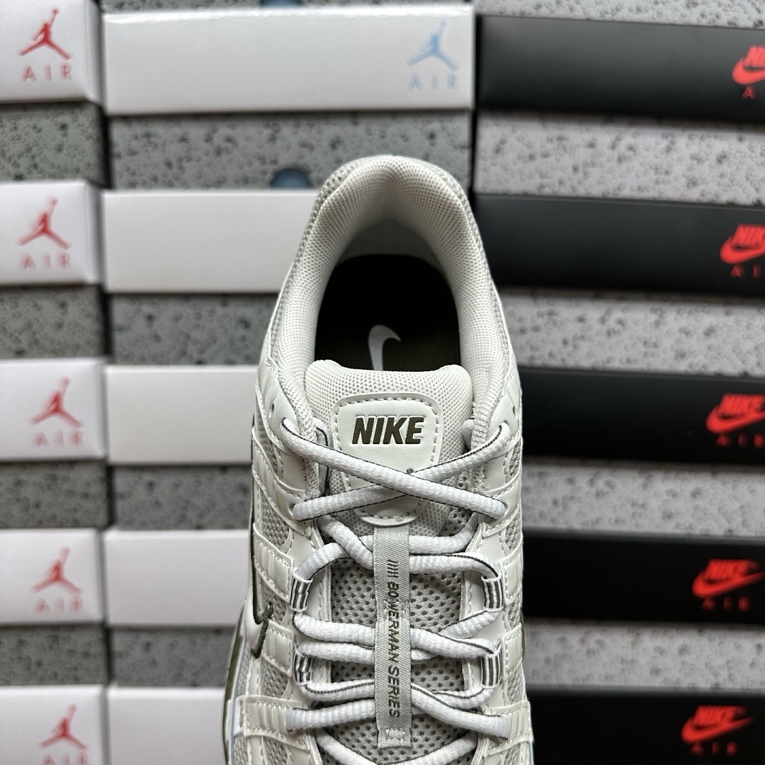 Nike P-6000 Light Bone Medium Olive Gum - Image 7