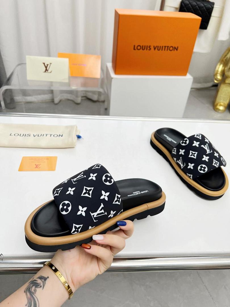 Louis Vuitton Velcro Slippers - Image 4