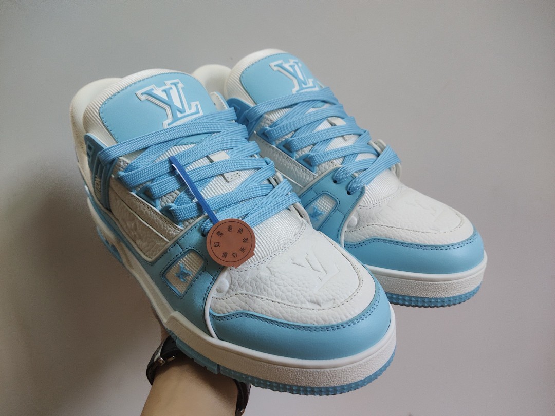 Louis Vuitton LV Trainer (White Sky Blue) - Image 9