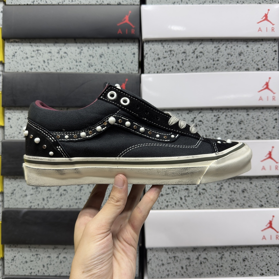 Vans OTW Old Skool 36 Pearlized Pack Black VN000S52BLK White Bead - Image 8