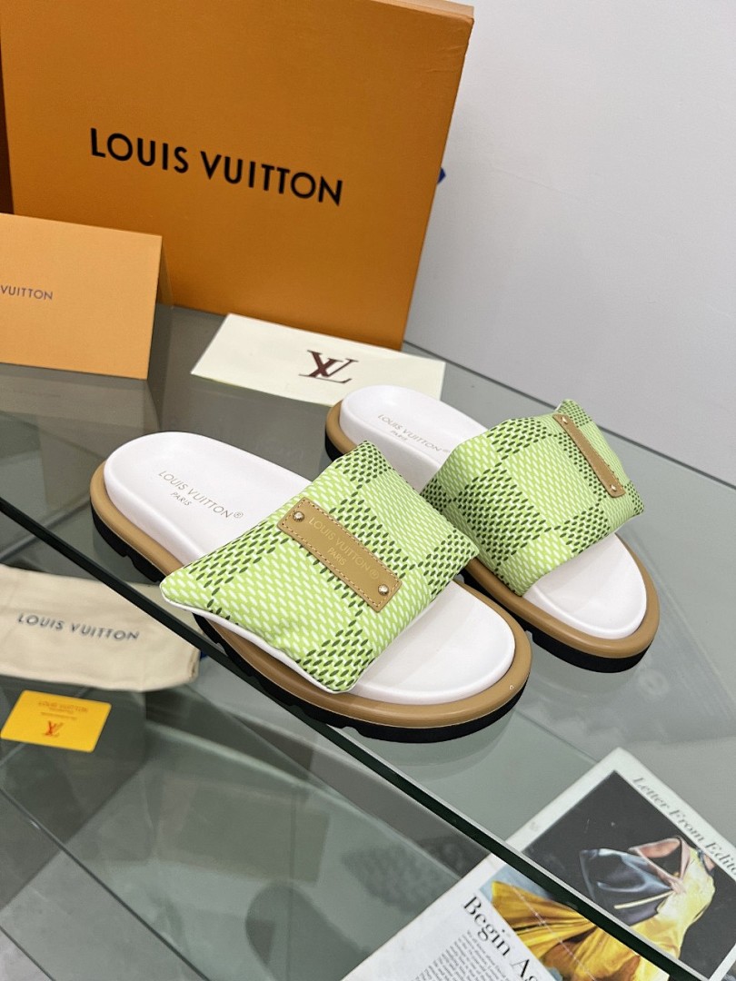 Louis Vuitton Velcro Slippers - Image 8