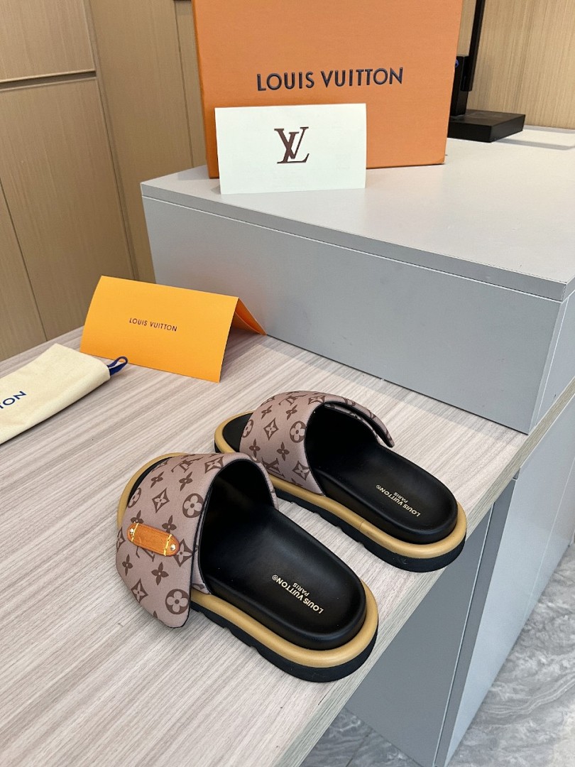 Louis Vuitton Velcro Slippers - Image 7