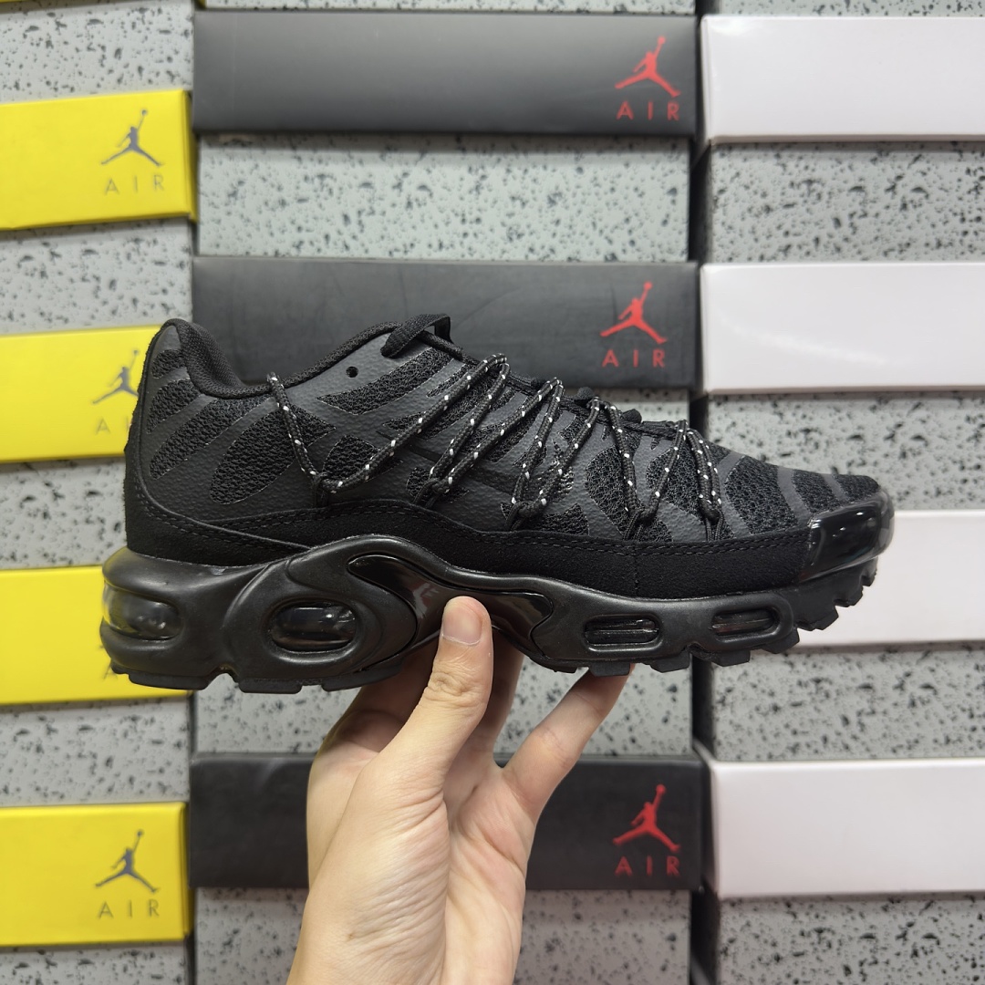 Nike Air Max Plus FD0670-001 Triple Black (Strap) - Image 2