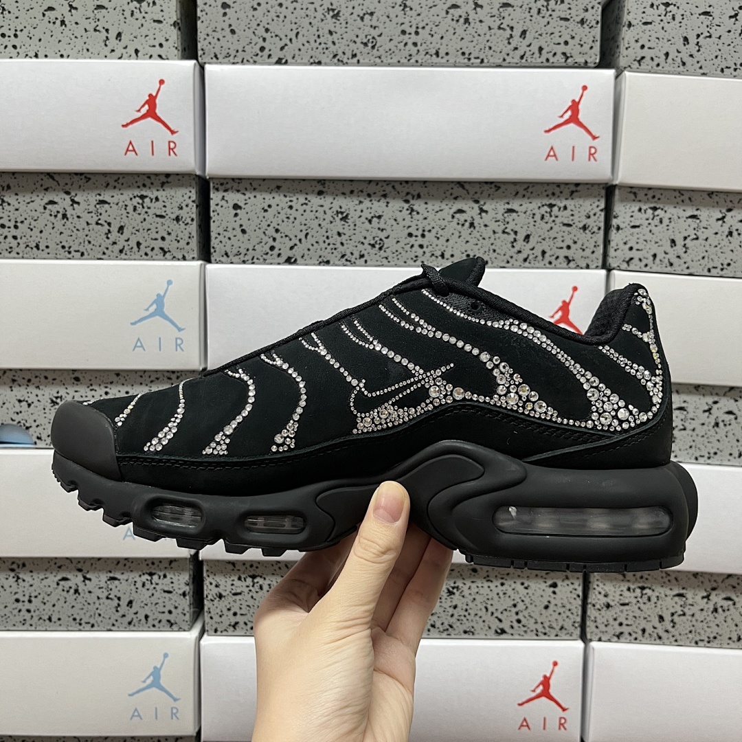 Nike Air Max Plus Swarovski Moonlight Black Silver Diamond FZ4237 - Image 2