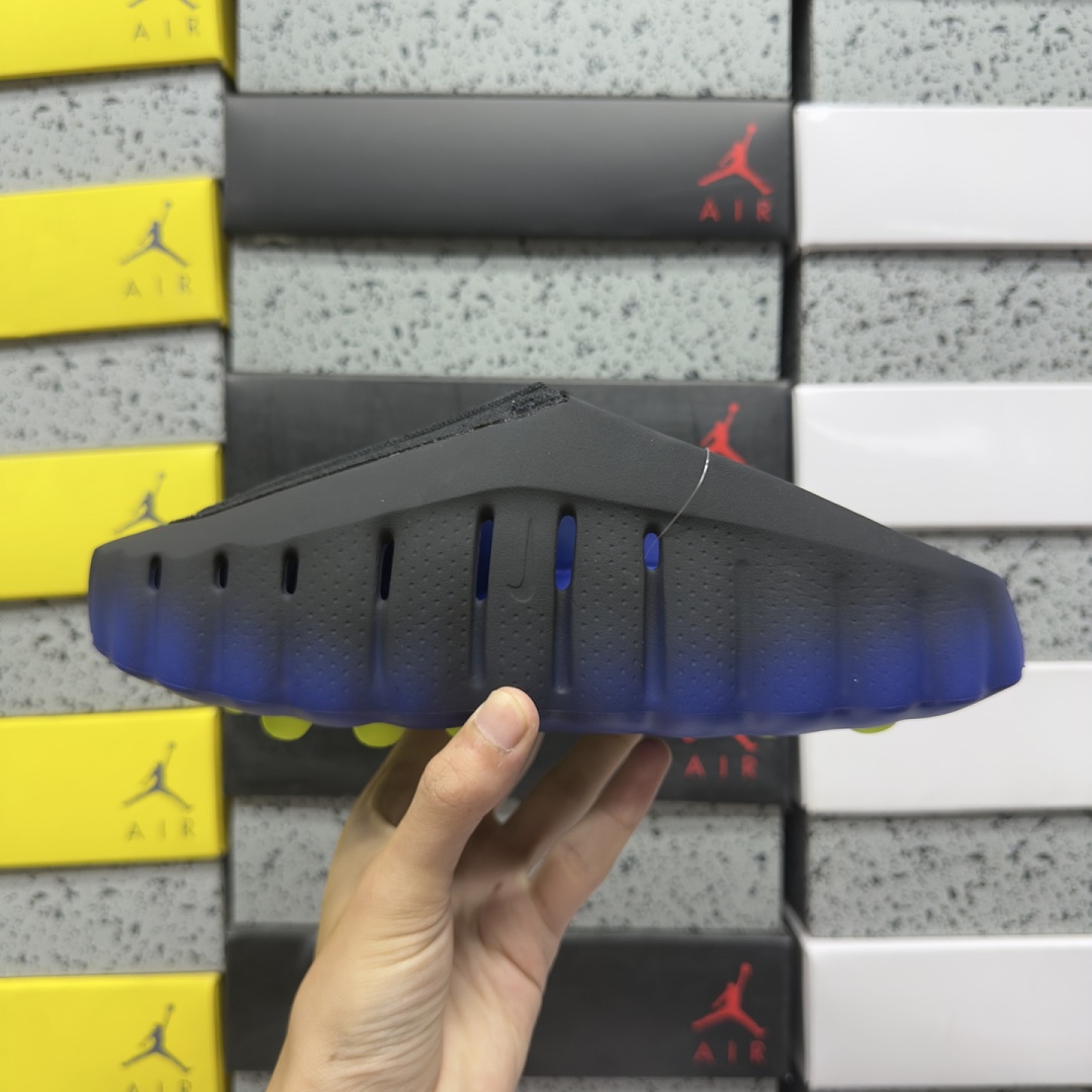 Nike Mind 001 Flyknit Slide Hyper (Royal Black) - Image 4