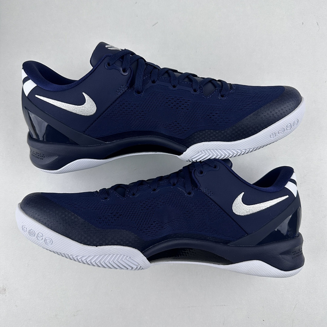 Nike Kobe 8 Protro College Navy ZK8 (White Blue) - Image 4
