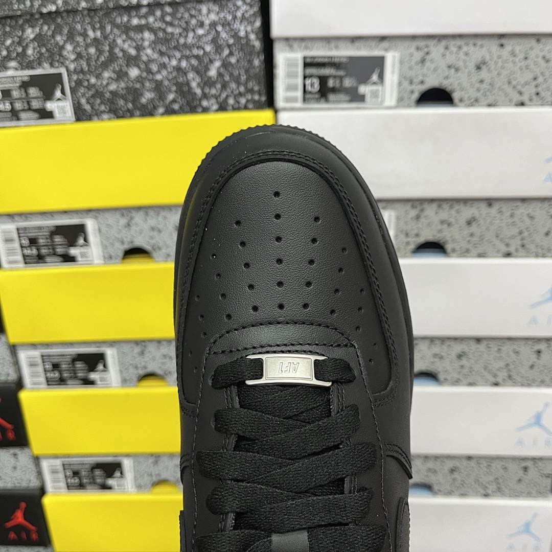 Nike Air Force 1 Low '07 (Black) - Image 6