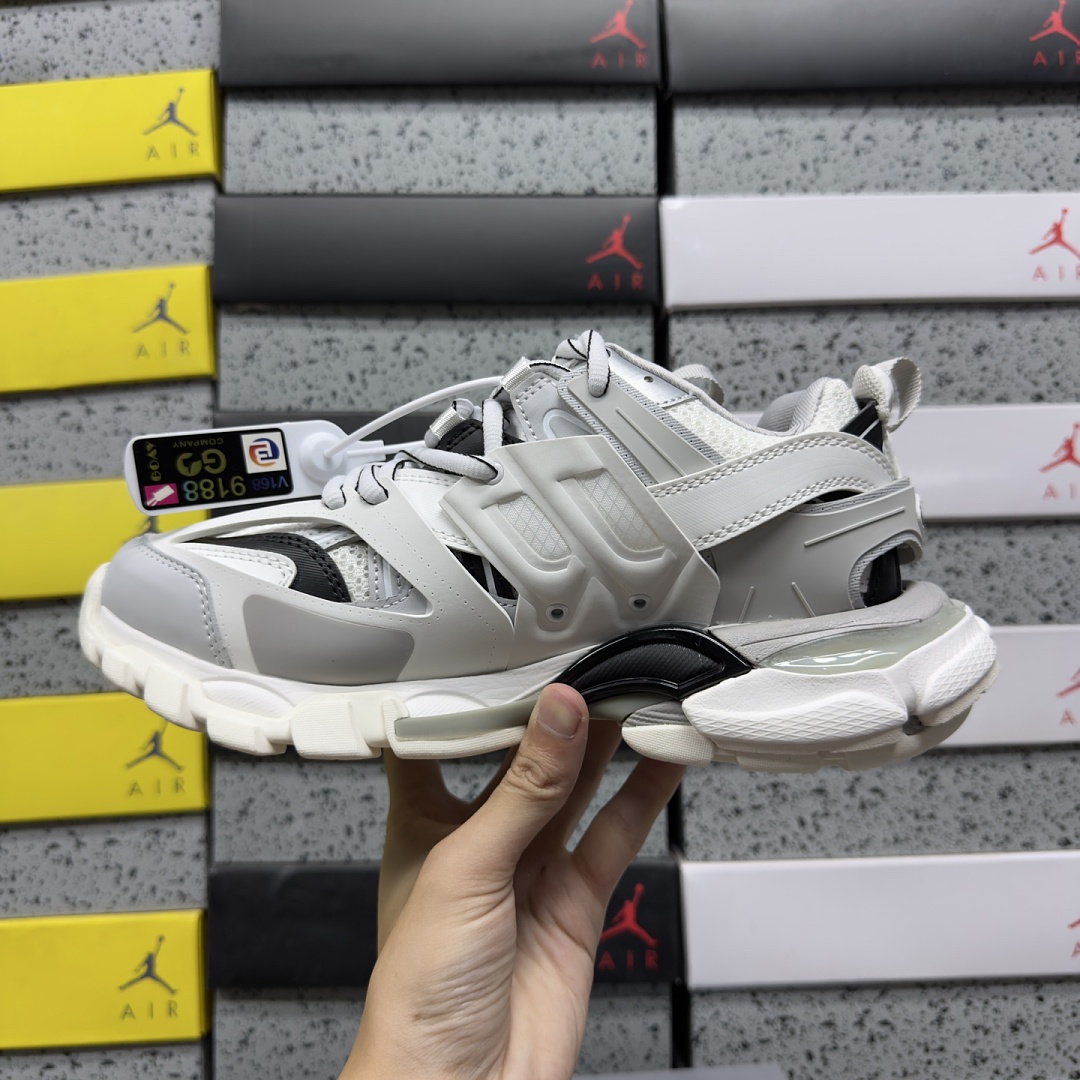 Balenciaga BLCG Track 9812 (White Grey) - Image 7