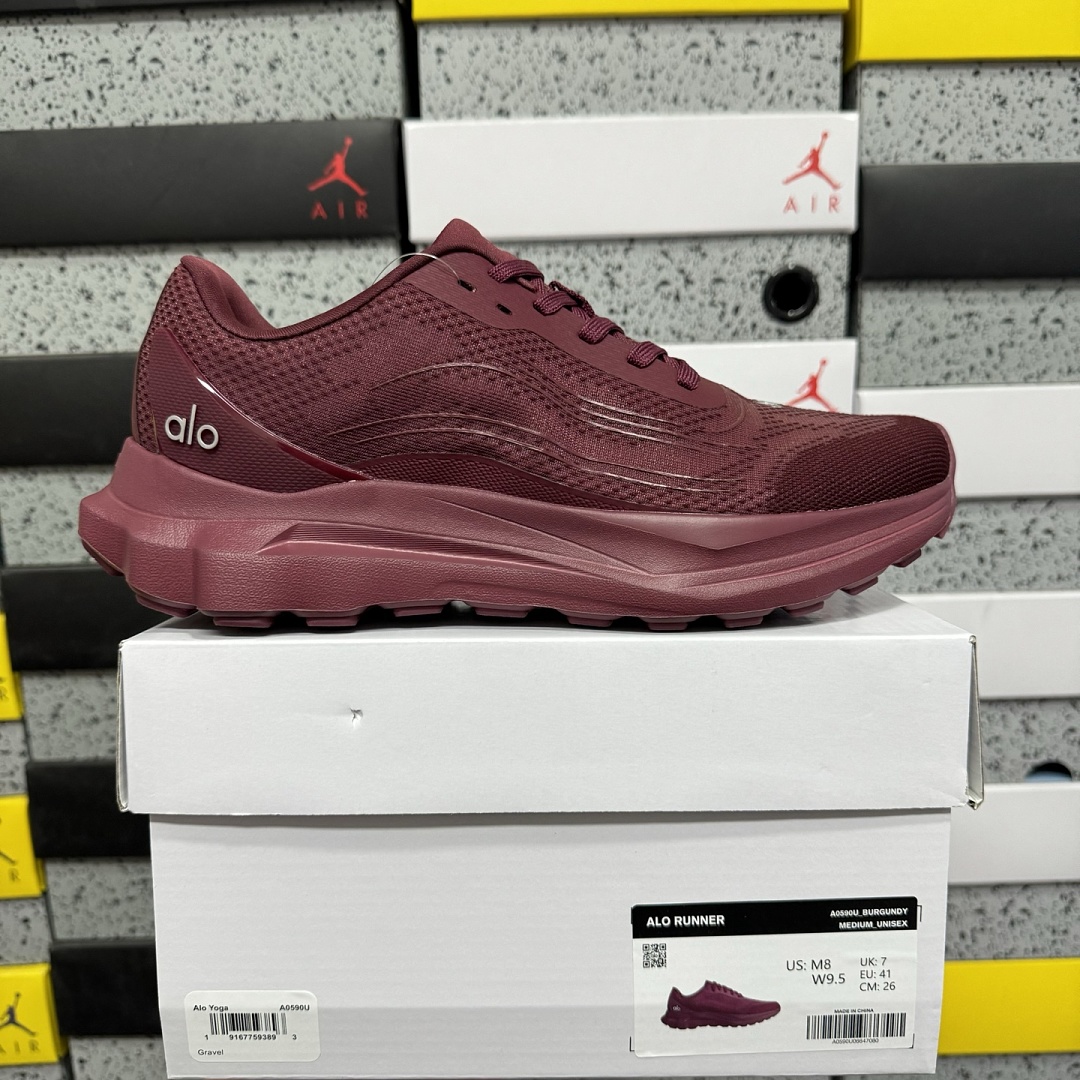 Alo Yoga Rnner A0590U_BURGUNDY