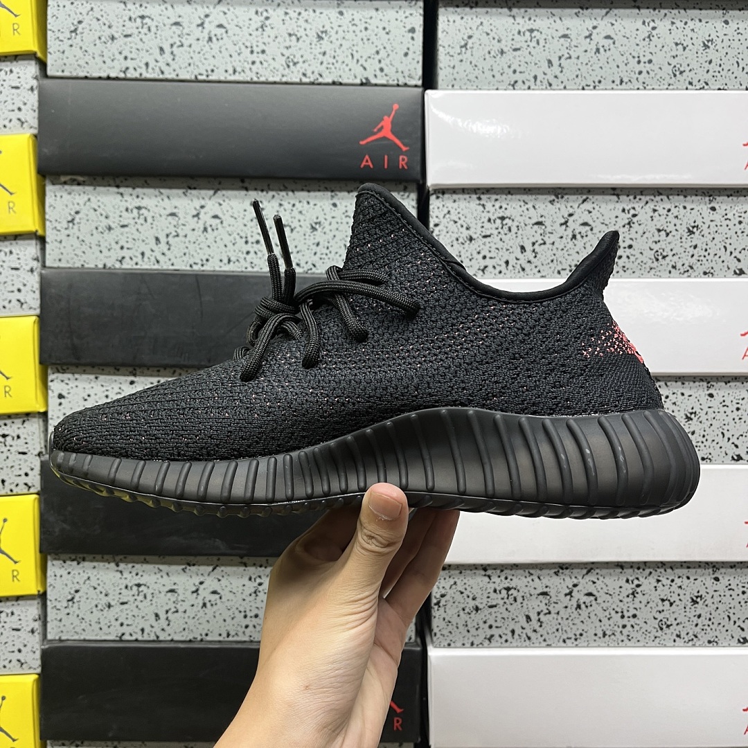 Adidas Yeezy Boost 350 V2 Core (Black Red) - Image 7