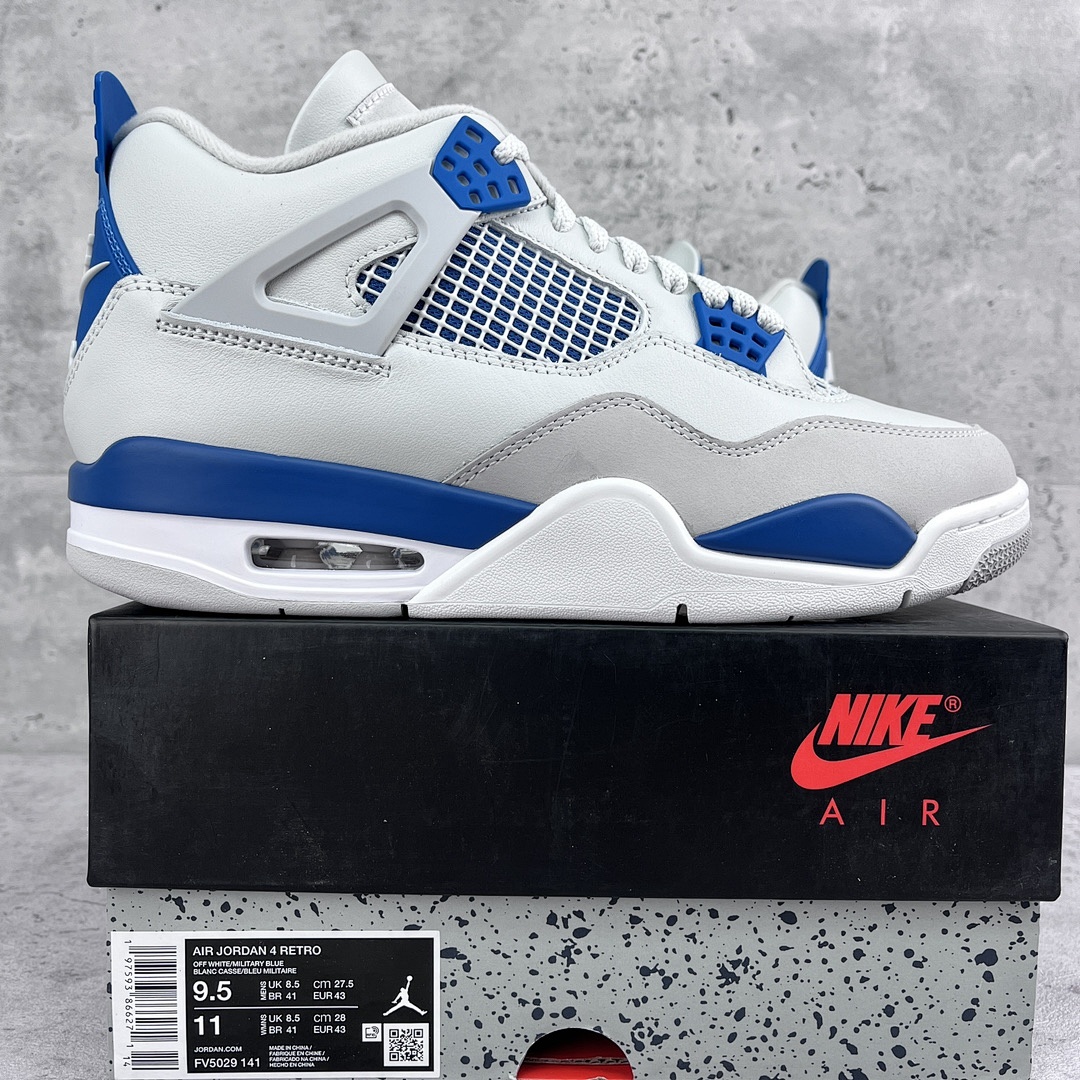 Nike Military Blue 4 SB (White)