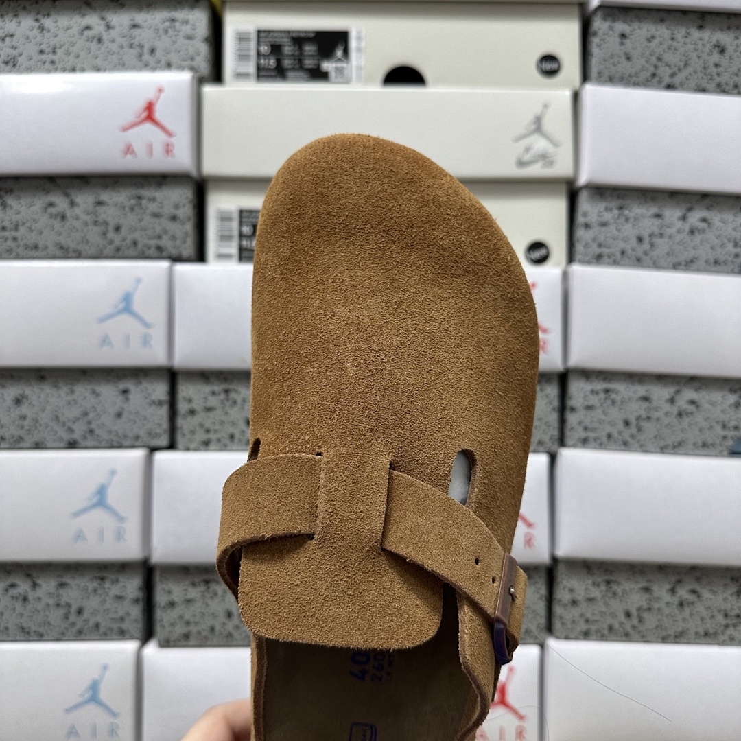 Birkenstock Birken Boston Soft Footbed Suede (Thick Leather) - Image 6