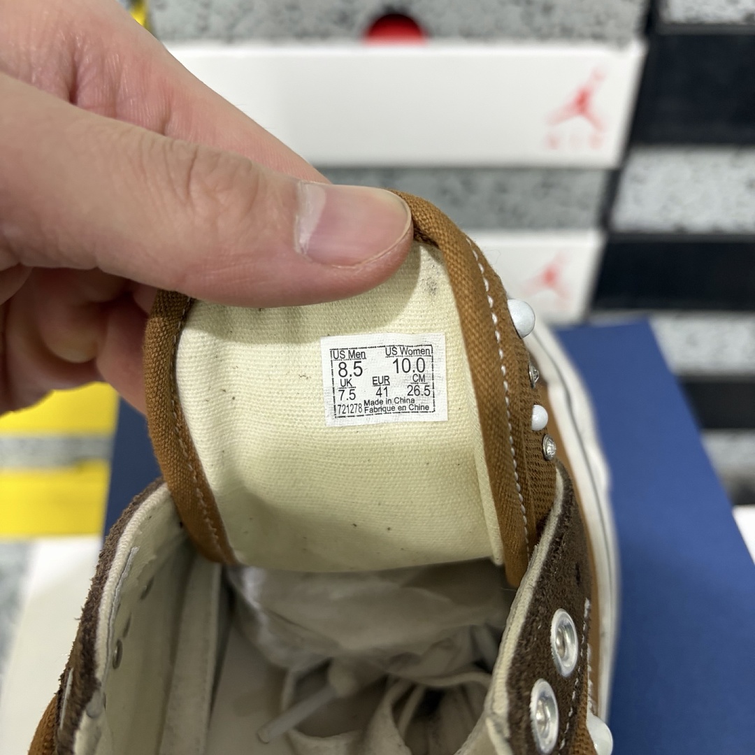 Vans LX Old Skool 36 Pearlized Pack Vintage Cocoa Brown VN000E8VFST Grey Yellow Bead - Image 9