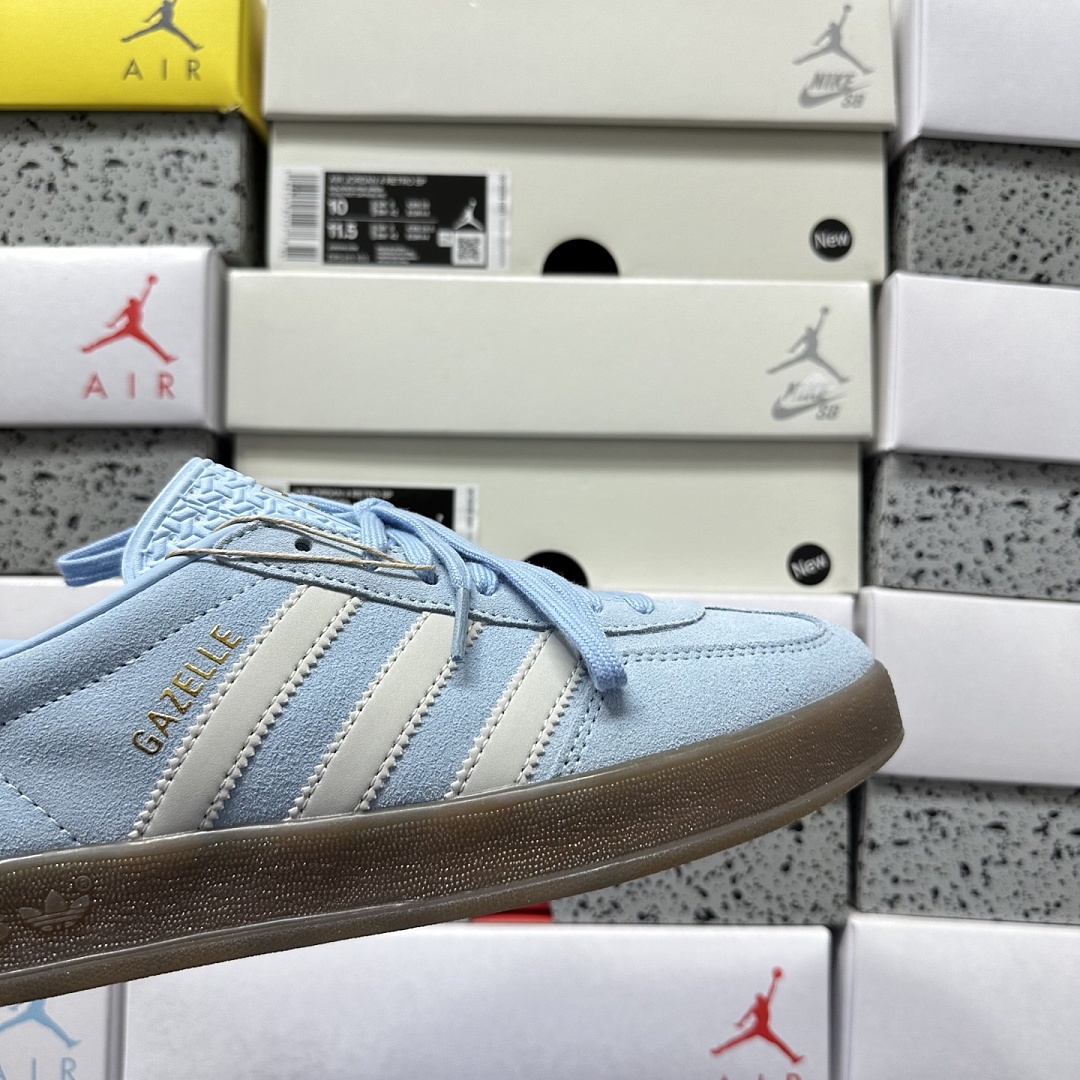 Adidas Gazelle Indoor Clear Sky Off White JI2717 - Image 9