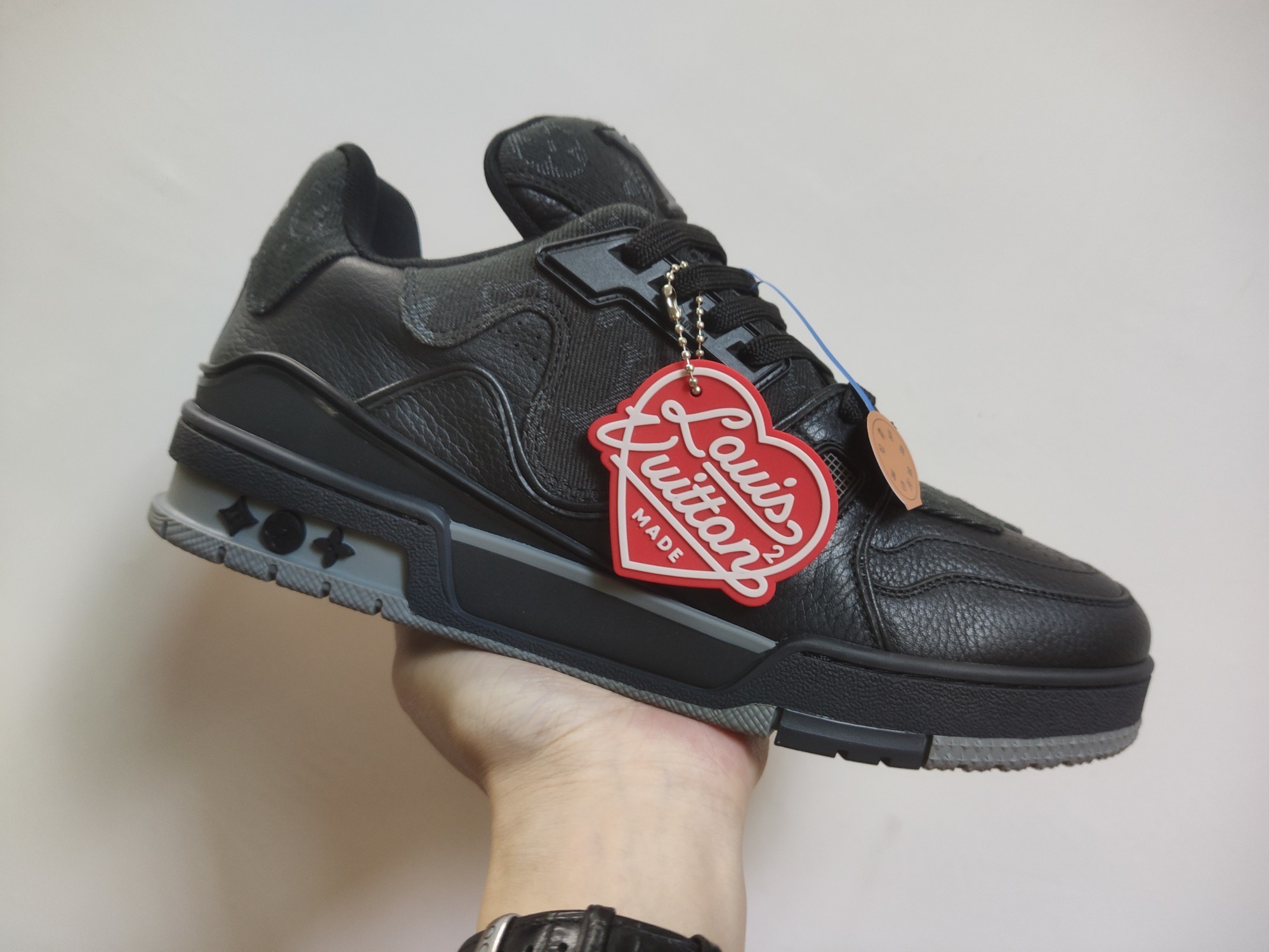 Louis Vuitton LV Trainer X Nigo Black Denim - Image 10