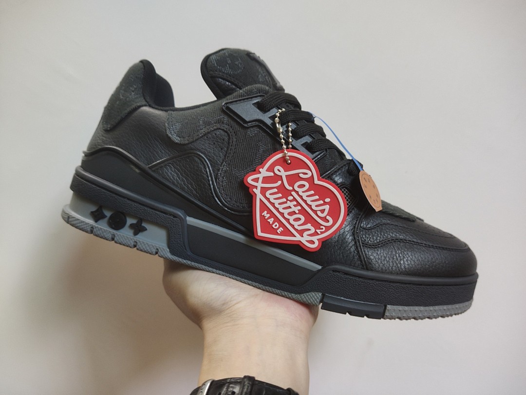 Louis Vuitton LV Trainer X Nigo Black Denim